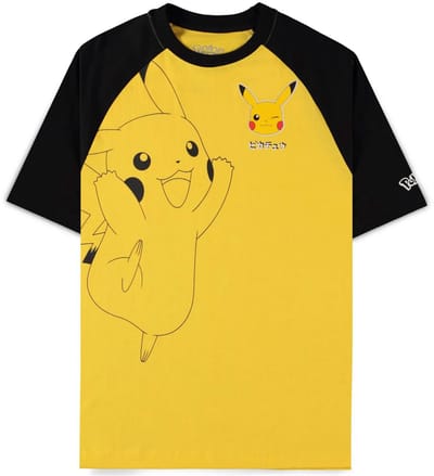 Pokémon Pikachu - Oversize Heren Oversized T-shirt - geel - M