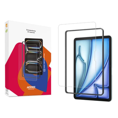 Accezz Tablet Screenprotector - Geschikt voor iPad Air 11 inch (2026) M4 / Air 11 inch (2025) M3 / Air 11 inch (2024) M2 - Premium Glass