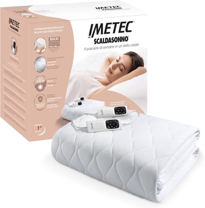 Matrasoplegger - Elektrisch Dekbed - Warm Slapen - Individuele Temperatuur - 195 x 165 cm - Wit