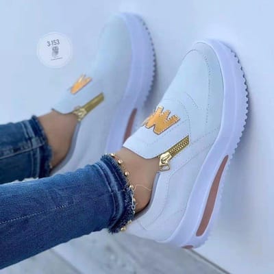 Dames Platform Schoenen Casual Instappers Mode Loafers Dames Sneakers Tennis Chaussure Femme Sneaker vrouw 35 gray