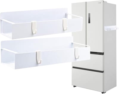 Dailygoods - Set van 2 Magnetische Koelkastplanken - Sterke Magneten, Geen Boren Nodig
