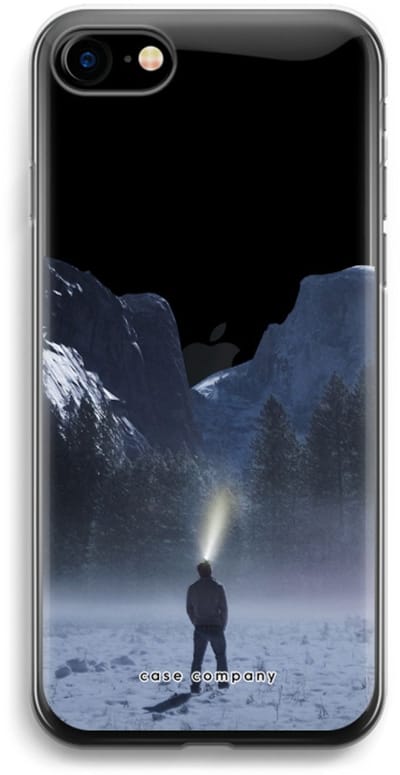 Case Company® - Hoesje geschikt voor iPhone SE 2020 hoesje - Wanderlust - Soft Cover Telefoonhoesje - Bescherming aan alle Kanten en Schermrand
