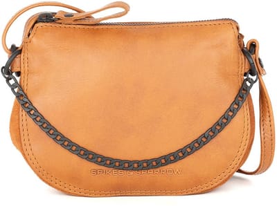 Leren Mini Crossbodytas - Delaine - Brandy