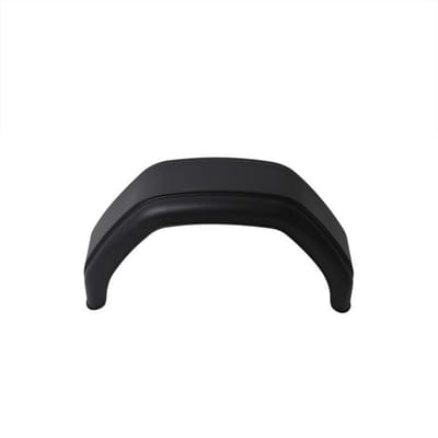 ProPlus Spatbord kunststof - hoekig - 10 inch - zwart - voor lichte aanhangwagens