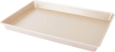 Rechthoekige Bakvorm - Taartvorm Broodvorm - Bakken Thuis - Losse Bodem - 60 x 40 cm - Zilver