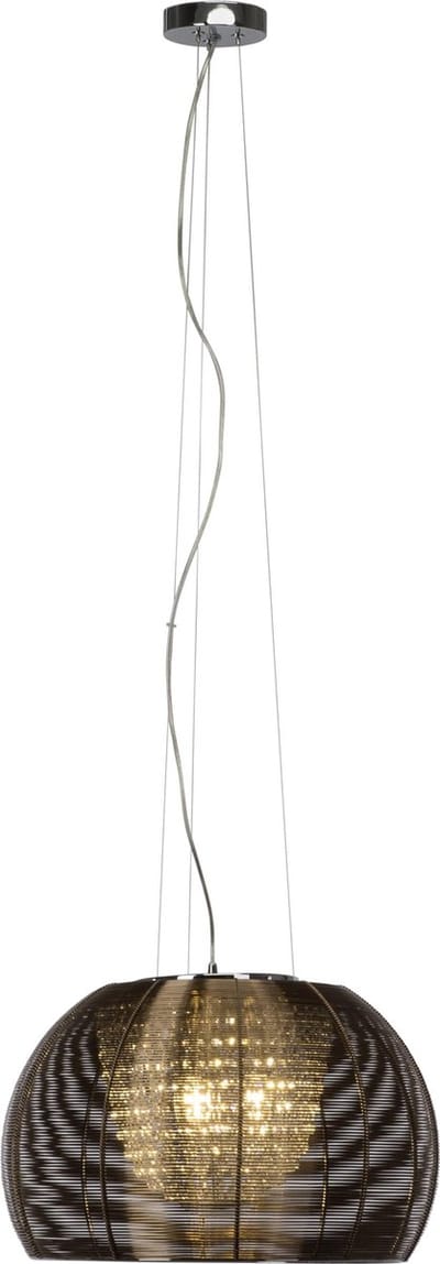 BRILLIANT lamp Discovery pendel 45cm brons / chroom | 3x D45, E14, 20W, geschikt voor vallampen (niet inbegrepen) | Schaal A ++ tot E | In hoogte verstelbaar / kabel inkortbaar