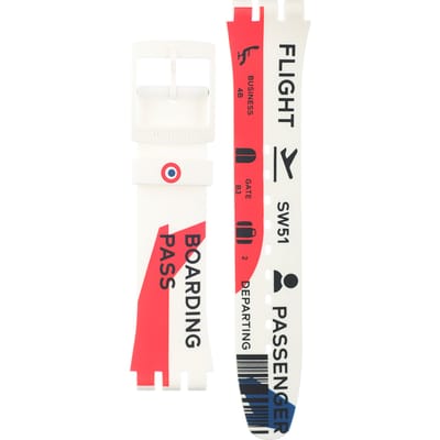 Swatch Plastic - Originals Large (41mm) SUO/SO29/SO32 ASUOW141 SUOW141 Go To Gate Horlogeband
