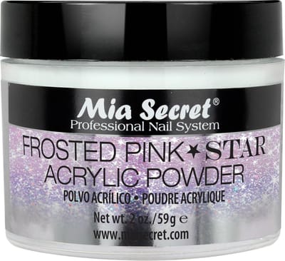 Acryl Poeder Frosted Pink Star 60ml.