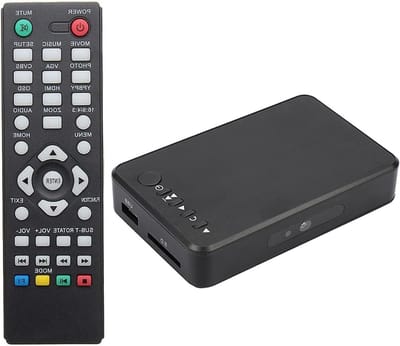 Draagbare Videospeler - Media Speler - Films Kijken - Full HD 1080p - Compact Formaat - Zwart
