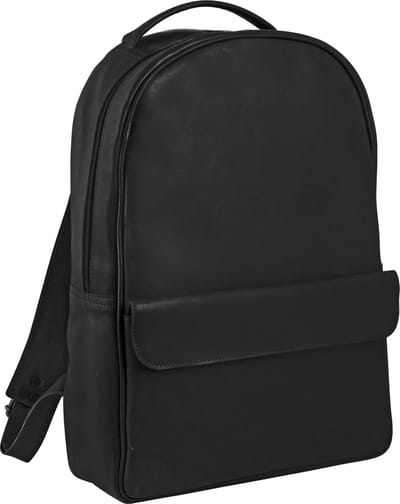 Johnny Fly Leren Rugtas Uptown - zwart - ecologisch - Limited Anniversary Edition