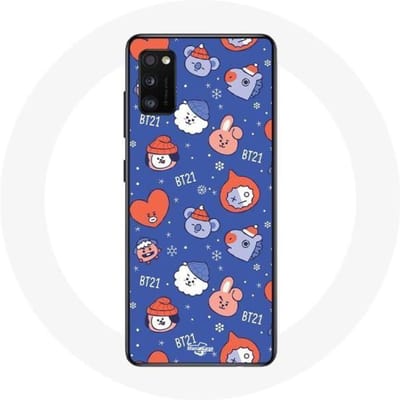 Coque pour Oppo A16 BTS Bangtan Sonyeondan BT21 Noël 2023