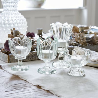 LOBERON Windlichtje set van 4 Amisette helder