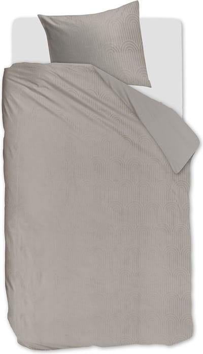 Rivièra Maison - Cecelia dekbedovertrek - Eenpersoons - 140x200/220 cm - Zand
