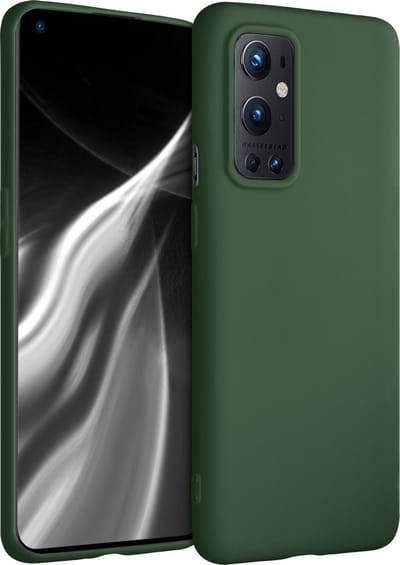 kwmobile telefoonhoesje geschikt voor OnePlus 9 Pro - Hoesje voor smartphone - Back cover in donkergroen