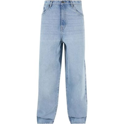 Urban Classics - Heavy Ounce Baggy Fit Jeans Wijde broek - Taille, 30 inch - Blauw