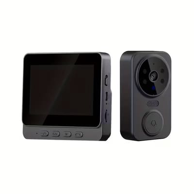 Draadloze Video Deurbel met 4,3 inch Display – RFID-functie, Nachtzicht & Tweerichtingscommunicatie – USB Oplaadbaar