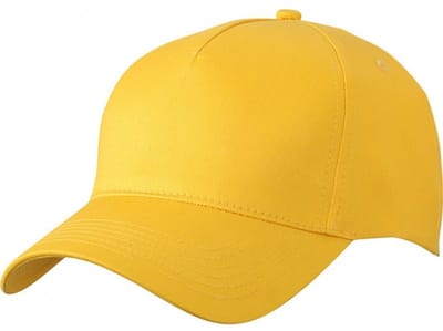 Myrtle Beach Baseball pet/cap - 2x stuks - okergeel - volwassenen - Voordelige caps - katoen