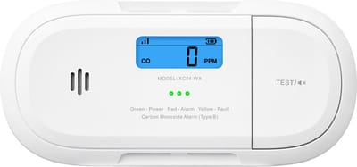 X-Sense XC04-WX Slimme koolmonoxidemelder met WiFi - Werkt via app - LCD Display - CO melder