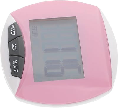 Stappenteller - Activiteitstracker - Gezondheid bijhouden - Hoge nauwkeurigheid - 6.38X5.40X2.50CM - Roze
