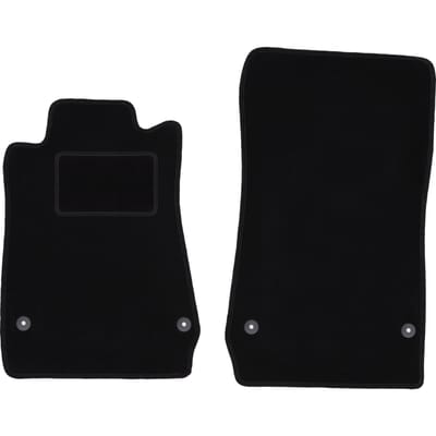 Zwarte velours vloermatten voor: Mercedes SLK R171 coupé (2004-2011)