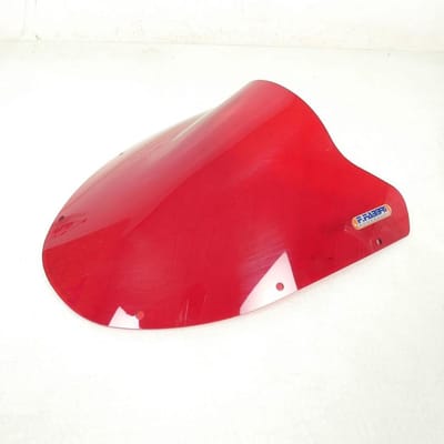 Bulle saut de vent origine pour moto Yamaha FZS Fazer 1998 H114mm Rouge Neuf