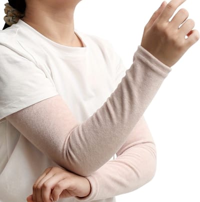 Livano Armwarmers Dames - Armstukken - Winter Polswarmers - Roze