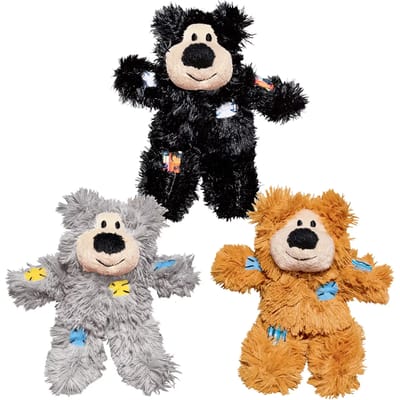 Kattenspeelgoed Kong Softies Patchwork bear
