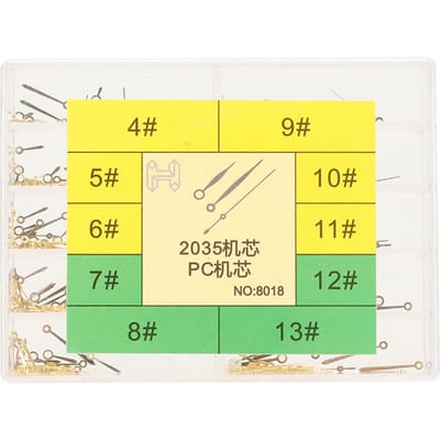 Horlogewijzers Gouden Legering Uur Minuut Seconde Wijzers Horloge Vervangingswijzers voor 2035 PC yellow