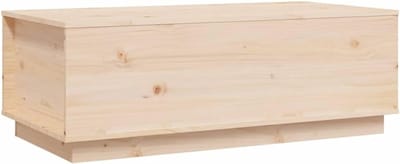 Salontafel Hout - Koffietafel Bijzettafel - Woonkamer Meubel - Verborgen Opbergvakken - 100x50x35 cm - Bruin