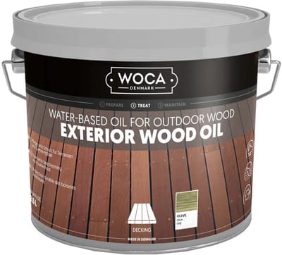 WOCA Exterior Wood Oil ZOUTGROEN (olive) - 2,5 liter