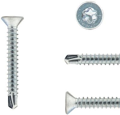 Wovar Zelftapschroeven Verzinkt 4.2 x 32 mm Torx 20 met Boorpunt | Doos 200 Stuks