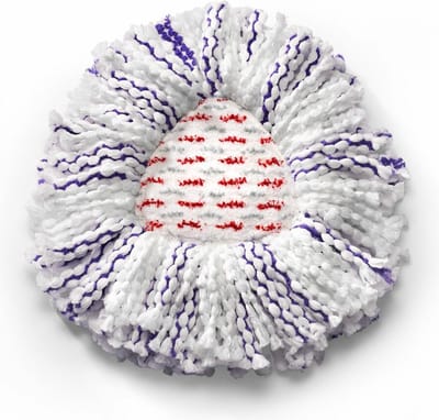 Vileda Turbo 3in1 - Vervanging Wit Rood Blauw - 5 x - Voordeelverpakking