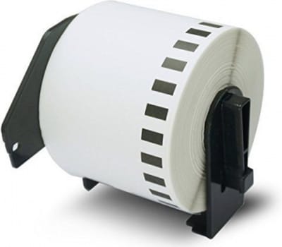 Label Tape Geschikt voor Brother DK-22212 | 62 mm x 15,24 m | Zwart op Wit - 1 stuk - Geschikt voor: QL-500 QL-550 QL-560 QL-570 QL-580N QL-650TD QL-1050N QL-1060N QL-700 QL-710W QL-720NW QL-800 QL-810W QL-820NW TD-2130N QL-600 QL-1100 QL-1110