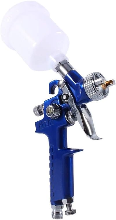 Complete HVLP Mini Air Spray Gun Set met 0.8mm Nozzle en 100ml Gravity Feed voor Precisieverf en Low Pressure Gebruik