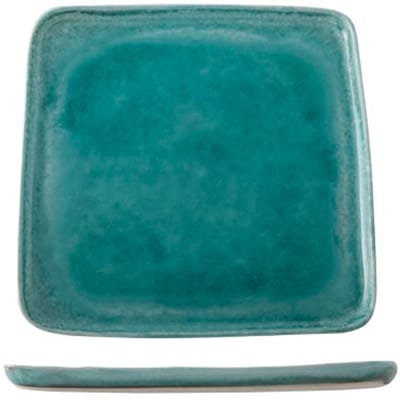 Cosy & Trendy Isabeau Plat bord 28x28cm - Set van 2 stuks - Blauw