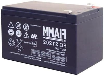 Oplaadbare Accu - AGM Batterij - Apparaten Voeden - Onderhoudsvrij Systeem - 12 Volt 12Ah - Zwart