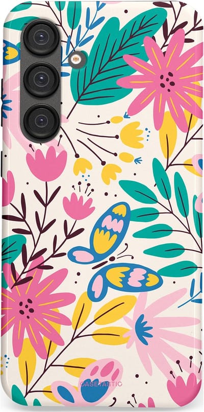 Casetastic Hoesje Geschikt voor Samsung S25 Plus - Stijlvolle Beschermende Duo-layer Case - Lente Leven