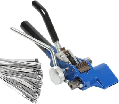 Kabelbindertang - Draadwikkeltang - Bevestigingswerkzaamheden - Gelijkmatige spanningscontrole - 24 cm - Zilverkleurig