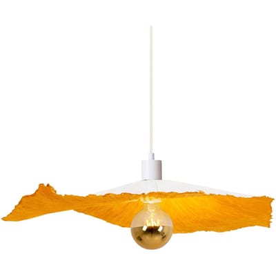 Näve Hanglamp Crazy Paper, wit-goud, Ø 56cm