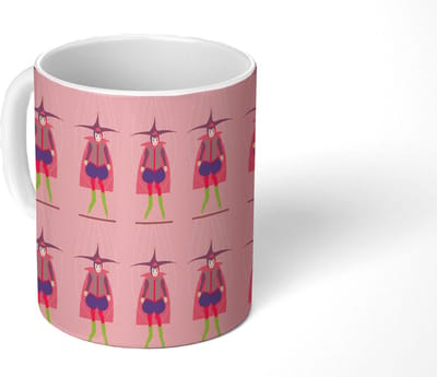 Mok - Koffiemok - Carnaval - Patronen - Joker - Mokken - 350 ML - Beker - Koffiemokken - Theemok