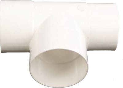 Wavin HWA fitt -buis T-stuk, PVC, wit, 80mm,