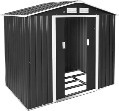 Equivera Tuinkast - Tuinkast Kunststof - Tuinkast Kunststof voor Buiten - Tuinkist Kunststof - Tuinkast voor Buiten - Opbergkast Buiten - Tuinkasten voor Buiten - Tuinberging