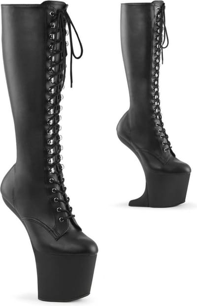 Pleaser - CRAZE-2023 Plateau Overknee Laarzen - US 7 - 37 Shoes - Zwart