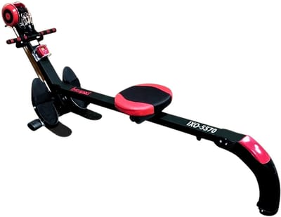 CARE IXO-5570 - Magnetische roeitrainer - Weerstand met elastieken - 5 functies op de monitor - Voor thuisgebruik