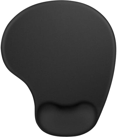 Ergonomische muismat met gel polssteun en antislipmat