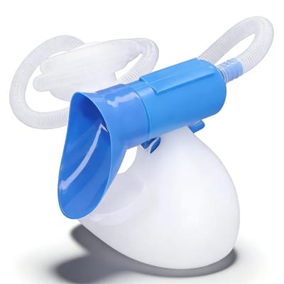 Dailygoods- Urinefles 2000ml Ergonomisch Ontwerp - Draagbaar Urinoir - Lange Slang - Eenvoudig te Reinigen - Geschikt voor Bedlegerige Personen