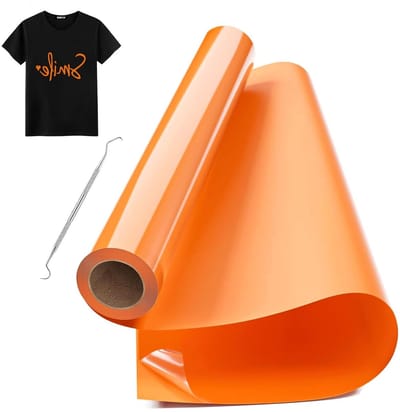 Opstrijkbare Vinylrol - Textiel Transfer Folie - T-shirt Ontwerpen Maken - Gemakkelijk Te Snijden En Wieden - 30.5cm x 600cm
