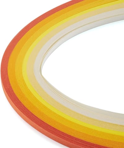 Quilling Papier Strips - 1200 Stuks - Gele Gradatie - DIY Handgemaakte Knutselwerkjes - Papierkunst Decoratie - Geschikt voor Feestversie...