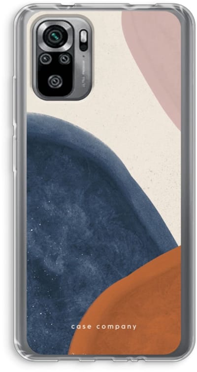 Case Company® - Hoesje geschikt voor Xiaomi Redmi Note 10S hoesje - Geo #1 - Soft Cover Telefoonhoesje - Bescherming aan alle Kanten en Schermrand