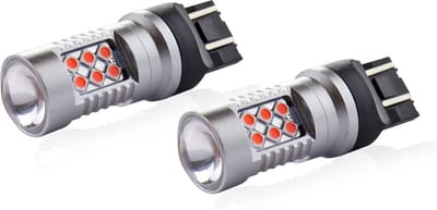 AMiO LED CANBUS 3030 24SMD T20 7443 WR21/5W Rood 12V/24V